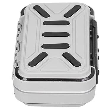 Imagem de Andrew Recipiente de isca de pesca, caixa de iscas à prova d'água removível para pesca ao ar livre (cinza))