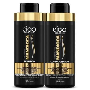 Imagem de Kit Eico Tratamento Mandioca Shampoo + Condicionador 450ml