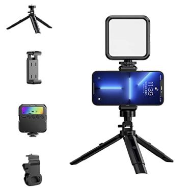 Imagem de Luz de preenchimento portátil Luz compacta de preenchimento colorida para telefones celulares e DSLRs Para fotos e transmissão ao vivo