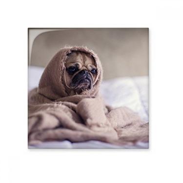 Imagem de Bulldog Pet Animal Lonely Picture Decalque de cerâmica brilhante de tijolo esmaltado