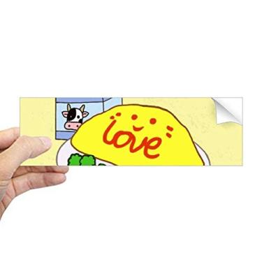 Imagem de DIYthinker Nutritious Breakfast Ilustration Pattern Retangular Bumper Adesivo Notebook Janela Decalque