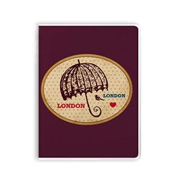 Imagem de Caderno britânico London Umbrella Stamp British Notebook Gum Cover Diary Soft Cover Journal