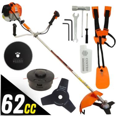 Imagem de Roçadeira Lateral Vulcan Profissional VR620H 2T 62cc 3HP Alta Potencia À Gasolina Com C...
