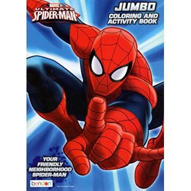 Imagem de Livro de colorir e atividades do Homem-Aranha Ultimate da Marvel