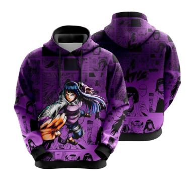 Imagem de Blusa Moletom Sublimação Blusão Full Print com Capuz Anime Novidade-Unissex