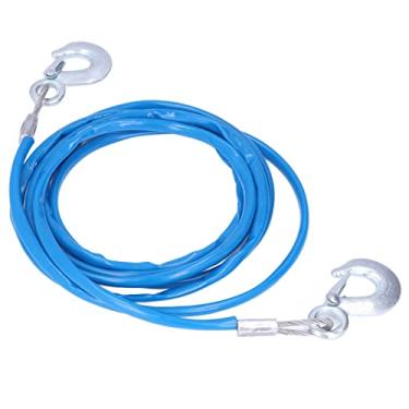 Imagem de Cabo de Aço de Segurança Resistente, 3 Toneladas de Carga, Corda de Reboque, Reboque de Porta-malas para Carros, Suvs, Mini Caminhões