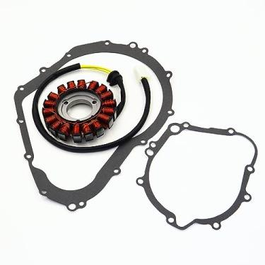 Imagem de CBCTOC Conjunto de bobinas e juntas de estator de motocicleta adequado para Suzuki GSXR 600 750 2006-2022 Mageneto Generator