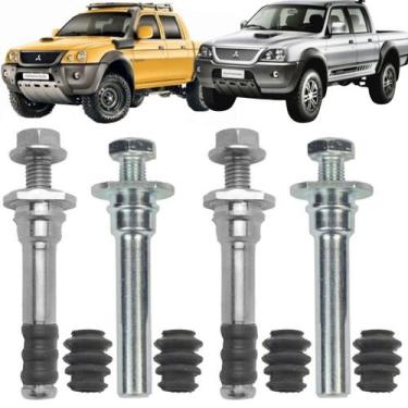 Imagem de Kit 4 pino guia da pinça freio dianteiro akebono l200 g2 sport outdoor