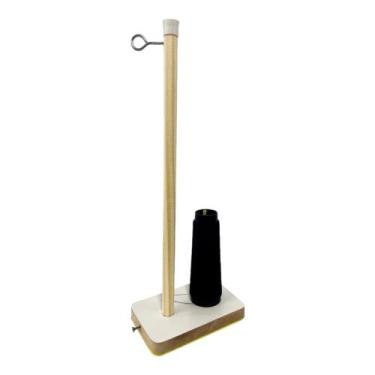 Imagem de Porta Fio de 1 Cone Madeira Para Máquina de Costura - Megatex