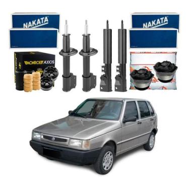 Imagem de Kit Amortecedor Dianteiro Traseiro Uno 1.0 1.5 1996 A 2004 - Nakata