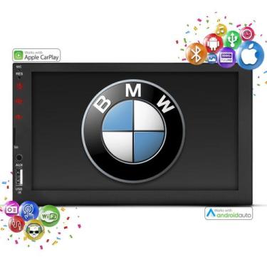 Imagem de Central Multimidia 2 Din Mp5 Carplay Android Auto Wifi BMW - First Opt