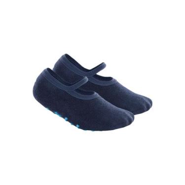 Imagem de Kit 2 Pares de Sapatilhas Bebê Antiderrapante Lupo 2027-004, Azul