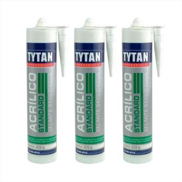 Imagem de Selante Standard Acrilico Selante 420g Branco Kit C/3 Un - Tytan