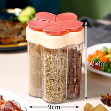 Imagem de Pote 5em1 Frasco Organizador Porta Temperos Condimento Molho - Ami, Ve