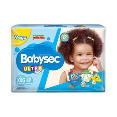 Imagem de Fralda Xxg Babysec Ultrasec Pacote 28 Unidades