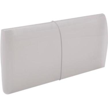 Imagem de Pasta Sanfonada Plástica Porta Cheque 12 Divisoes Cristal - Dello