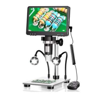 Imagem de Microscópio Digital 1200x LCD 7 Polegadas Full HD 1080p para Reparação de Placas