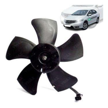 Imagem de Eletroventilador do radiador honda city fit 1.5 1.4 2004 a 2014 - FREE