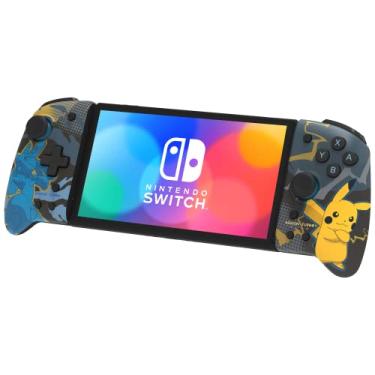 Imagem de Controle Ergonômico HORI Split Pad pro Compacto Preto Edição Piakchu para Nintendo Swit...