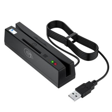 Imagem de Leitor de cartão magnético multifuncional YL160 USB 4 em 1/sem contato/PSAM, apenas para profissionais, basta ligar e usar