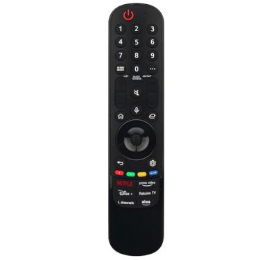 Imagem de Voice Replace Magic Remote Control MR24GA compatível com LG TV 2024 OLED65B4AUA 75QNED85TAA 75QNED90TAA 43QNED80TUC 43UT7550AUA 65QNED90TAA OLED48B4AUA 55QNED80TUC 86QNED90TAA 9TUA 65 QNED85TAA
