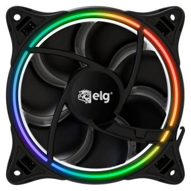Imagem de Cooler Fan Gamer, 120mm, Kazeryu Pro, 1.500RPM, LED Rainbow, Baixo Ruí