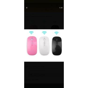 Imagem de kit computação, suporte de notebook + mouse sem fio + luminaria de com