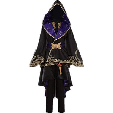 Imagem de Nova versão Wonder Land Malleus Draconia cosplay fantasia Halloween Carnaval conjunto completo + chifre de boi, Tamanho:, Large