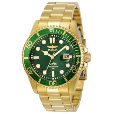 Imagem de Invicta Relógio masculino Pro Diver, quartzo, dourado, 30027, Dourado, 43 mm, Mergulhador