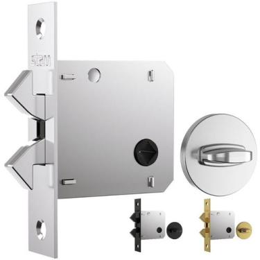 Imagem de Fechaduras stam porta de banheiro correr, camarão sanfonada 1006s redo