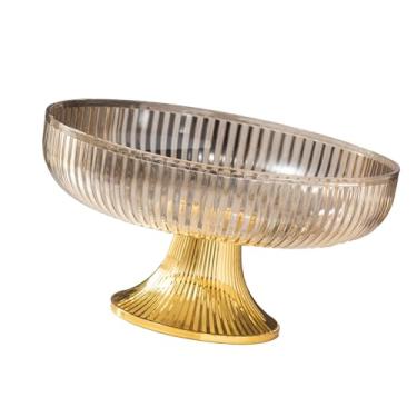 Imagem de Placa Plástica Multifuncional Elegante Placa de Frutas Tigela Decorativa Lanche As Nozes Doces (Succinita)