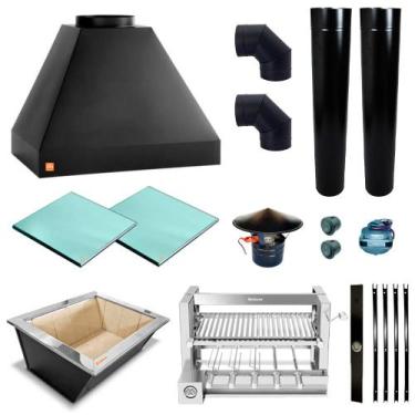 Imagem de Churrasqueira Gourmet Makeer 2Dutos Giratorio C/curva 2251 M