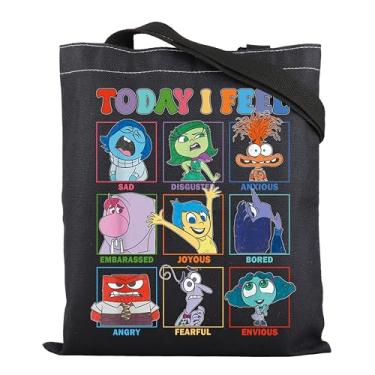 Imagem de ENSIANTH Presente inspirado em emoções de desenho animado Todos os Sentimentos Personagens Sacola Joy Anger Fear Tristeza Railay Emotion Team Gift, Bolsa Feel B