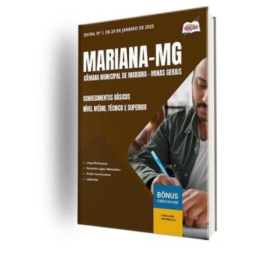 Imagem de Apostila Câmara de Mariana - MG  - Nível Médio, Técnico e Superior - C