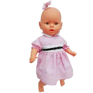 Imagem de Boneca meu Bebe Vestido Rosa 60 cm Estrela