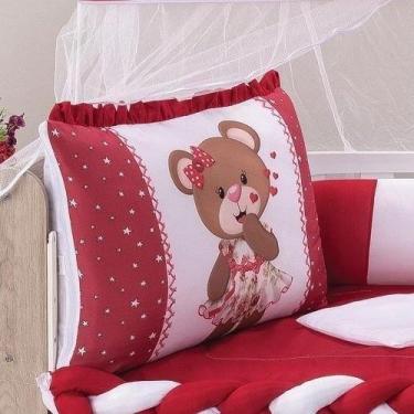 Imagem de Kit De Berço Americano e Nacional Sublimado com Trança e Mosquiteiro M