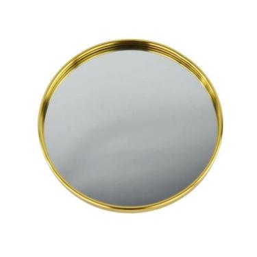 Imagem de Bandeja Redonda Decorativa 20cm Espelhada - InterPonte