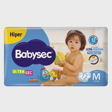 Imagem de Fralda baby sec ultra hiper M com 72 unidades