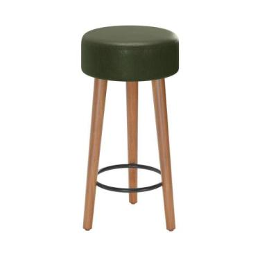 Imagem de Banco Baixo Retrô para Sala Corbyn Verde - CasaH