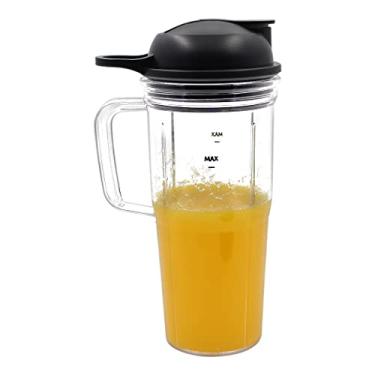 Imagem de Anbige Peças de reposição copo de viagem de 680 g com tampa, compatível com o combo NutriBullet Blender Combo NutriBullet Pro 1000 e NutriBullet Select