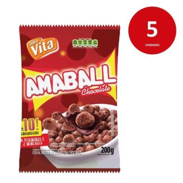 Imagem de Kit c/5 CEREAL AMA VITA 200G CHOCOLATE