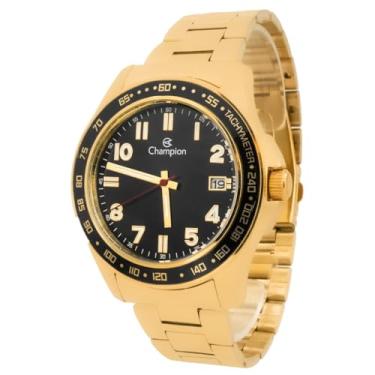 Imagem de Relogio Champion Masculino Dourado CA31328U com Calendario Pulseira em Aço e Resistencia a Agua 5ATM