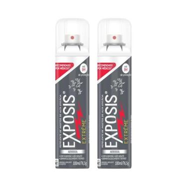 Imagem de Kit 2 Repelente Aerossol Exposis Extrême 100ml