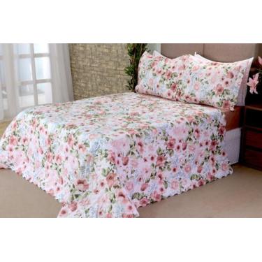 Imagem de Kit 3 Pçs Cobre Leito Casal Queen Bouti Garden - DECCORALLE