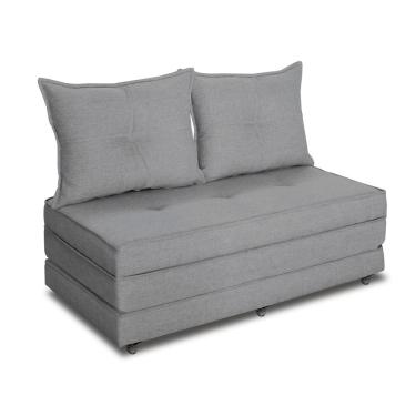 Imagem de Pufe Cama Dobrável Casal 130 Com 02 Almofadas Premium