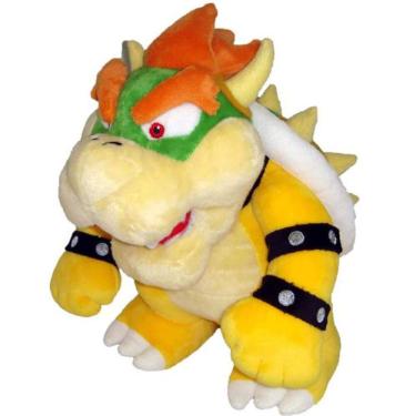 Imagem de Peluche de pelúcia Little Buddy Super Mario All Star Bowser de 10 cm