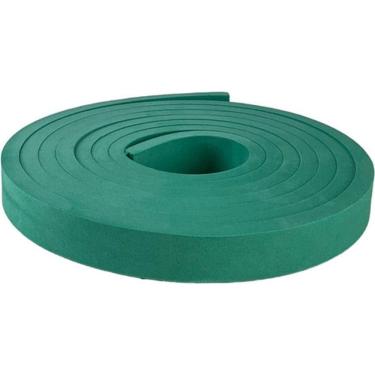 Imagem de Eva Rodape Acabamento Ripado 2Cm Autocolante Verde 2,5M