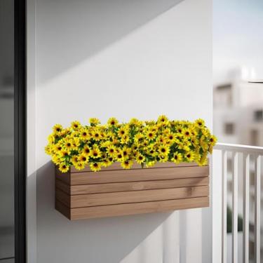 Imagem de Kit 6 Flores Artificiais Buquê de Girassol Realista Mini Flor Planta I