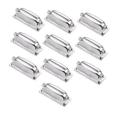 Imagem de YIJU 10 peças de suportes para caixa de tambor, acessórios para reparo de instrumento musical, conjunto de bateria de metal, substituição de extremidade