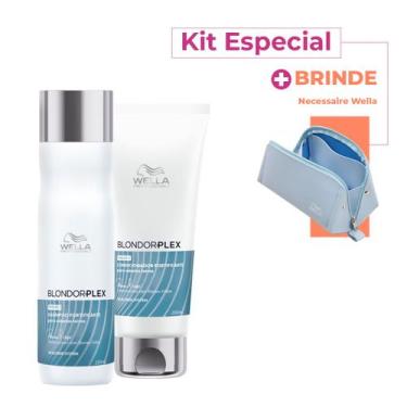 Imagem de Kit Wella Professionals BlondorPlex Duo Necessaire (3 produtos)